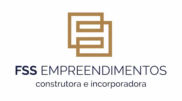 logo FSS Empreendimentos, identidade visual para o setor imobiliário. Criação Andréa Martins, AMartins Design